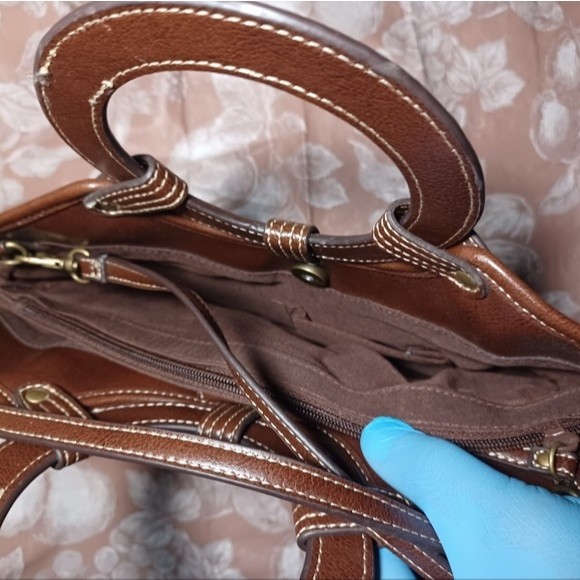 Croft and Barrow Faux Straw Lightweight Handbag - Picture 10 of 13